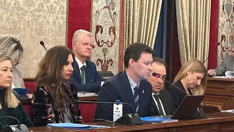 En el centro de la imagen el concejal de Hacienda, Toni Gallego En el centro de la imagen el concejal de Hacienda, Toni Gallego