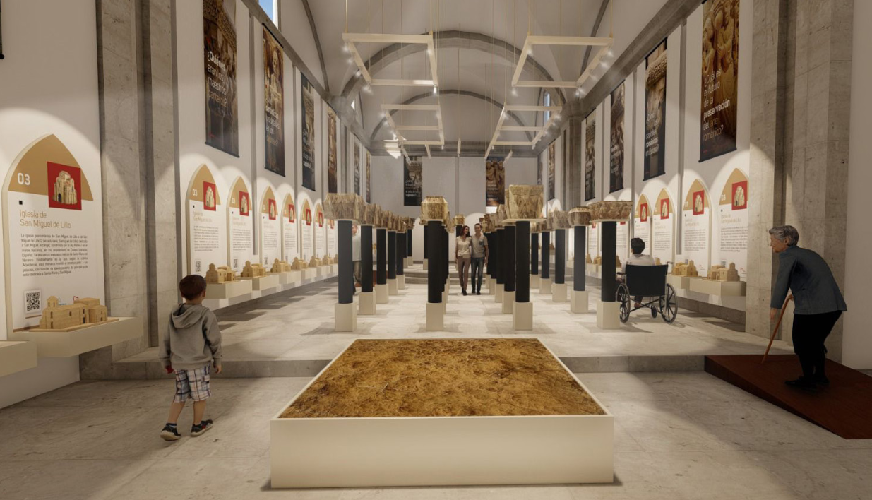 Los capiteles del monasterio de Santa María la Real regresan siglo y medio después Los capiteles del monasterio de Santa María la Real regresan siglo y medio después