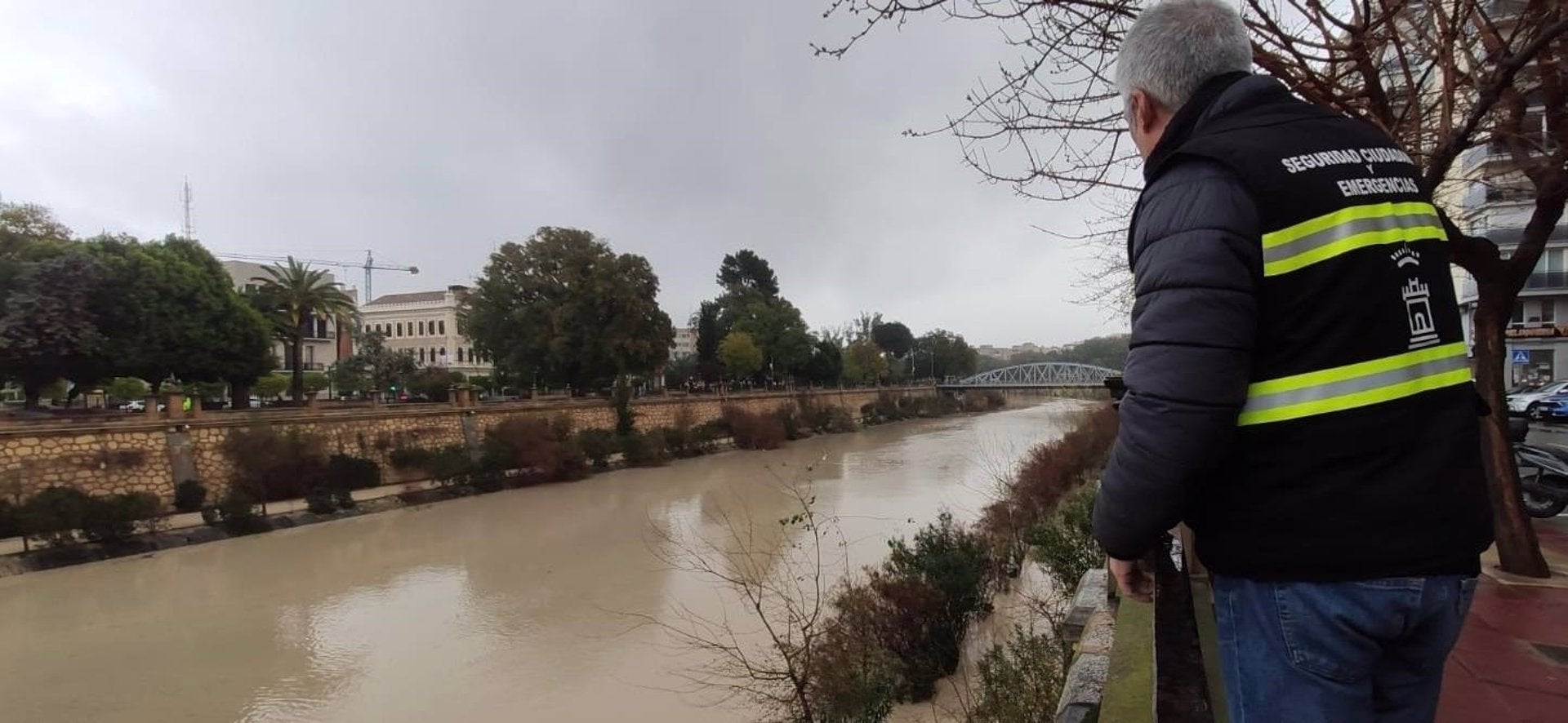 Cerrada la margen derecha del Segura a su paso por Murcia debido a la lluvia Cerrada la margen derecha del Segura a su paso por Murcia debido a la lluvia