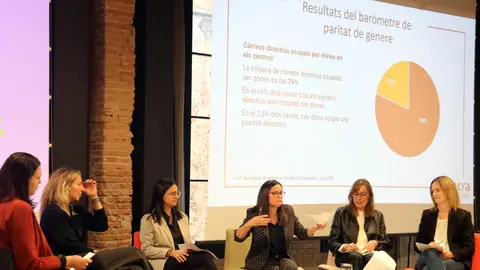 Un moment de la presentació del baròmetre de l'ACRA Un moment de la presentació del baròmetre de l'ACRA