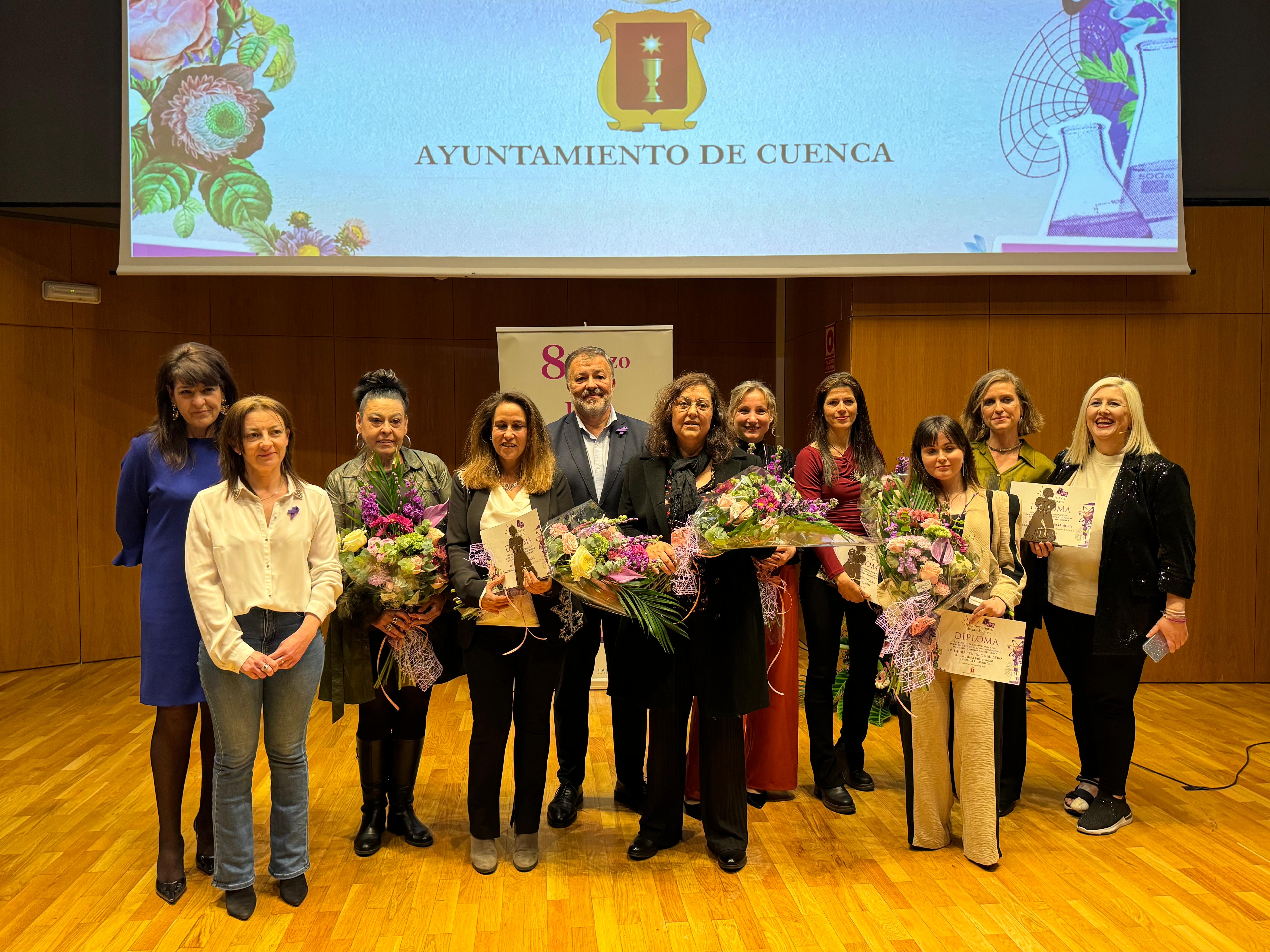 Nueve mujeres conquenses reconocidas por el Ayuntamiento de Cuenca en el 8M Nueve mujeres conquenses reconocidas por el Ayuntamiento de Cuenca en el 8M