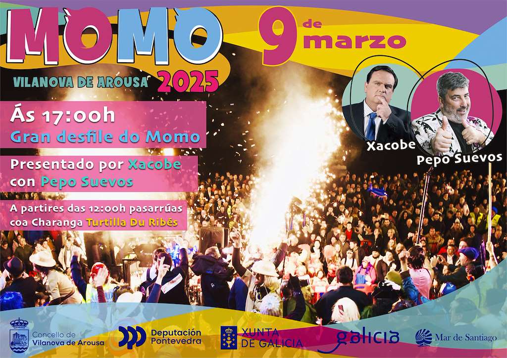 Todo listo en Vilanova de Arousa para a Festa do Momo 2025 Todo listo en Vilanova de Arousa para a Festa do Momo 2025