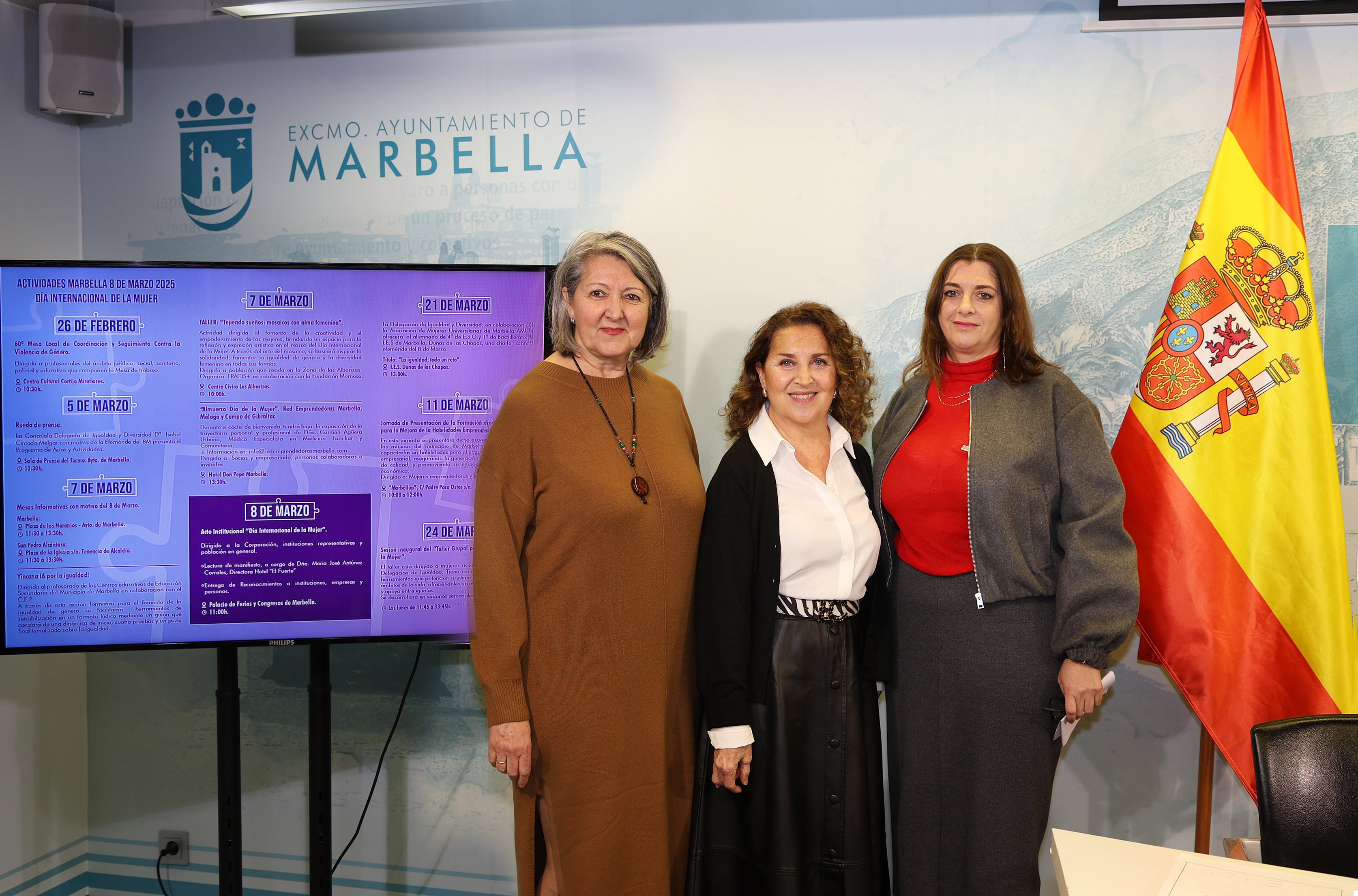 Carmen Agüera y María Antúnez serán las dos protagonistas de Marbella en el Día Internacional de la Mujer Carmen Agüera y María Antúnez serán las dos protagonistas de Marbella en el Día Internacional de la Mujer