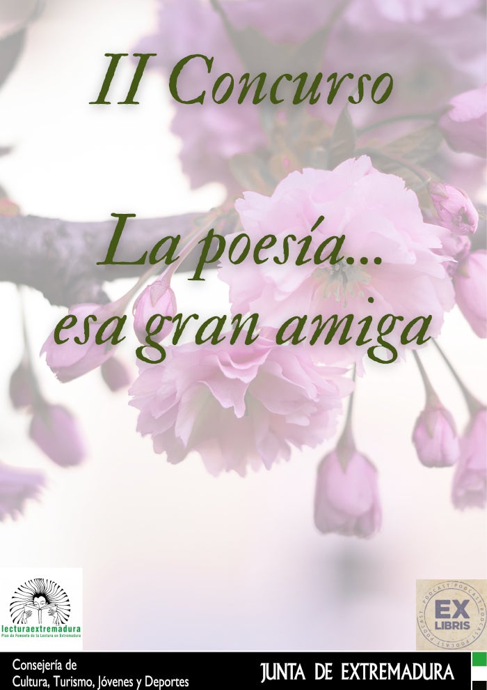 El Plan de Fomento de la Lectura de la Junta de Extremadura lanza una nueva edición del concurso 'La poesía... esa gran amiga' El Plan de Fomento de la Lectura de la Junta de Extremadura lanza una nueva edición del concurso 'La poesía... esa gran amiga'
