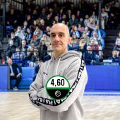 Javier Carrasco, entrenador del Kolossos Rodou BC.