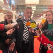 El alcalde de Valdepeñas, Jesús Martín, inaugura la 21ª Feria del Stock 