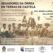 La actividad de los segadores une a Santa María y Galicia con un documental sobre esta actividad