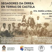 La actividad de los segadores une a Santa María y Galicia con un documental sobre esta actividad La actividad de los segadores une a Santa María y Galicia con un documental sobre esta actividad