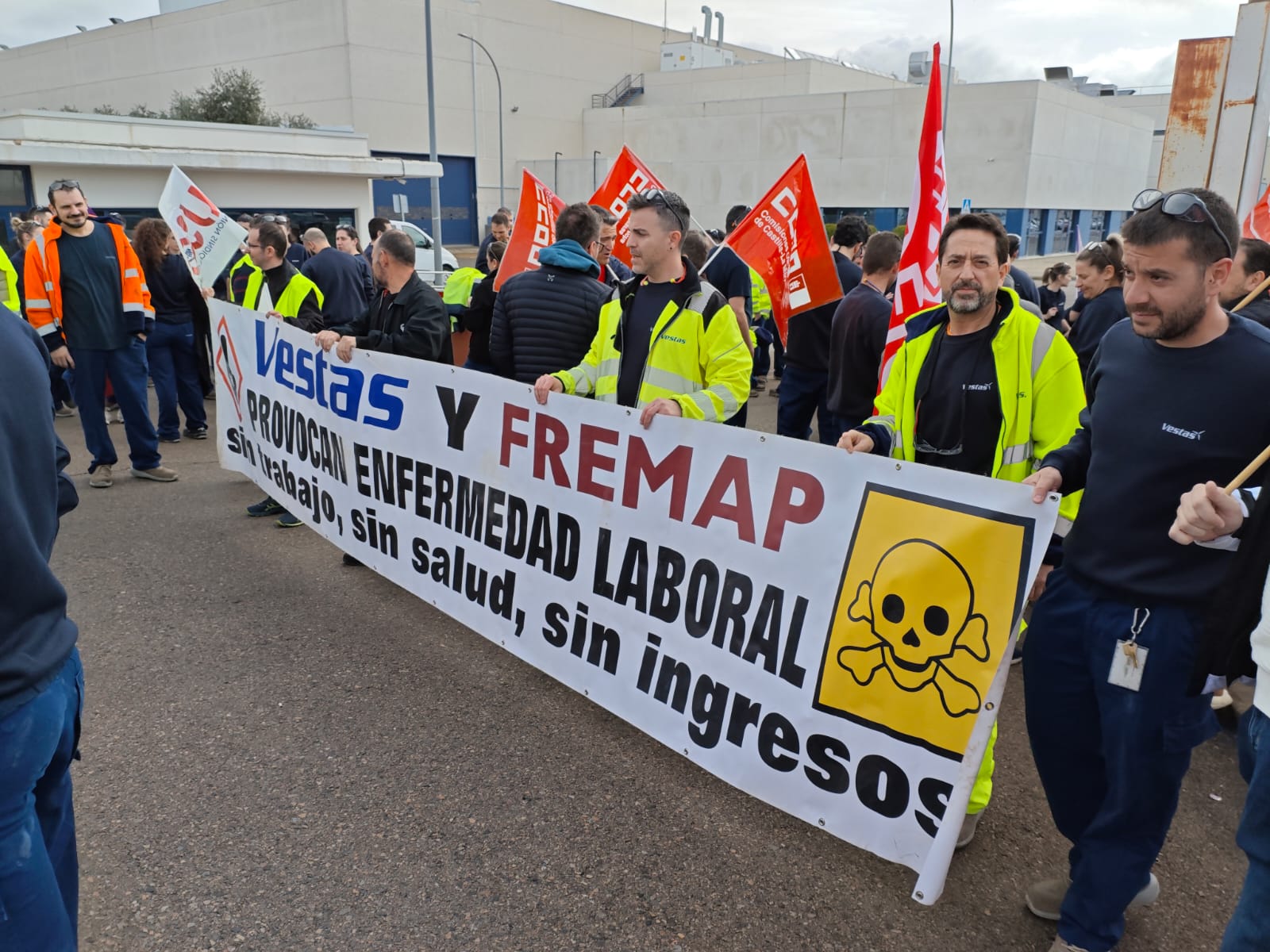 Comienza la huelga en Vestas Daimiel con paros que se repetirán todos los lunes y viernes de marzo Comienza la huelga en Vestas Daimiel con paros que se repetirán todos los lunes y viernes de marzo