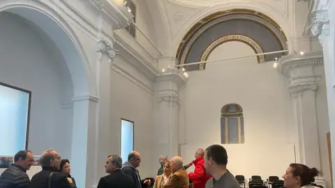 Visita del alcalde de Aspe y la diputada provincial de Infraestructuras a la ermita de la Concepción. Visita del alcalde de Aspe y la diputada provincial de Infraestructuras a la ermita de la Concepción.