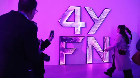 L'entrada del 4YFN, l'espai dedicat a les Startups L'entrada del 4YFN, l'espai dedicat a les Startups