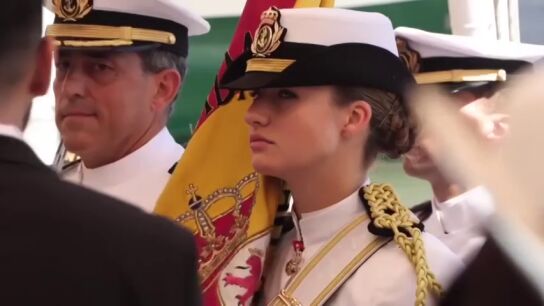 La Princesa de Asturias abanderada 