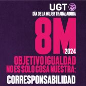 Cartel UGT por el Día Internacional de la Mujer, 8M
