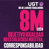 Cartel UGT por el Día Internacional de la Mujer, 8M Cartel UGT por el Día Internacional de la Mujer, 8M