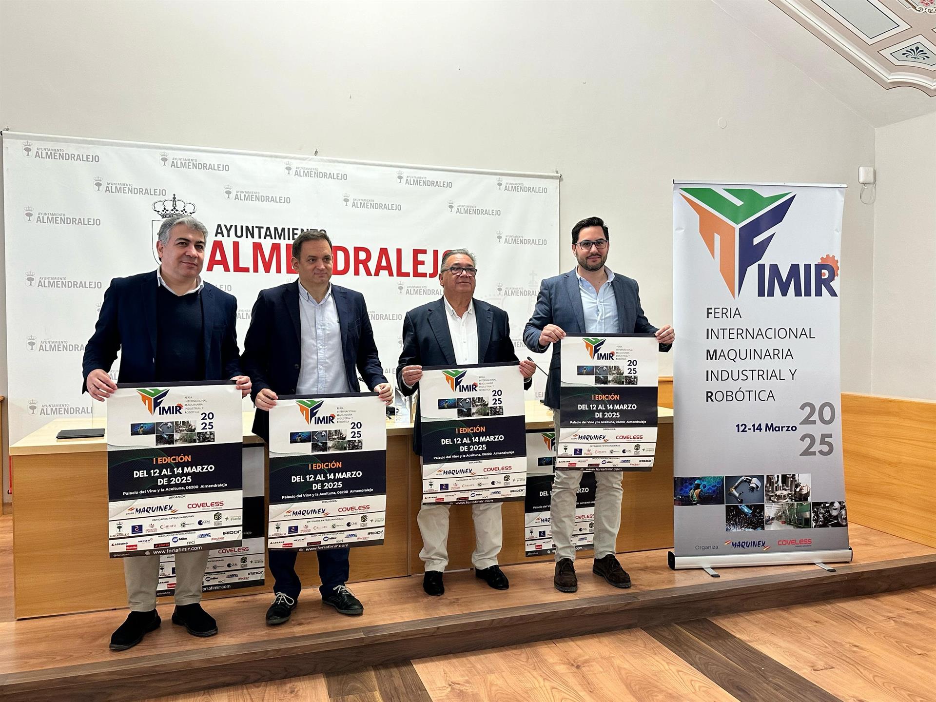 La I Feria de la Maquinaria Industrial y la Robótica de Extremadura se celebrará en Almendralejo del 12 al 14 de marzo La I Feria de la Maquinaria Industrial y la Robótica de Extremadura se celebrará en Almendralejo del 12 al 14 de marzo