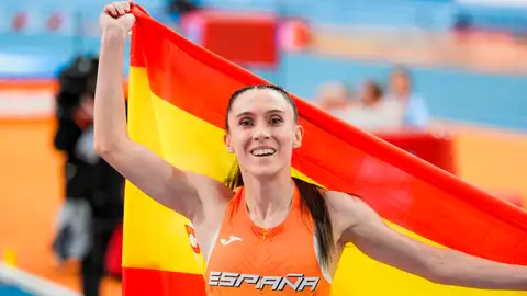 La atleta española Paula Sevilla La atleta española Paula Sevilla