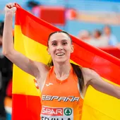 La atleta española Paula Sevilla La atleta española Paula Sevilla