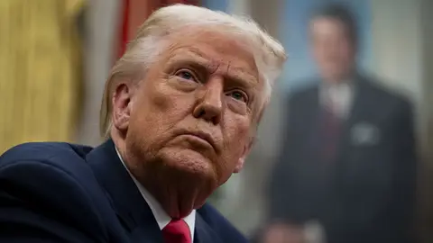 Donald Trump en una foto de archivo Donald Trump en una foto de archivo