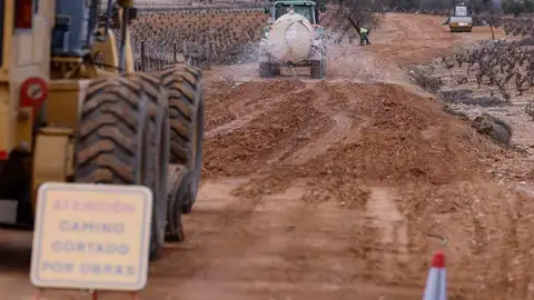 Imagen de archivo de obras en una zona afectada por la DANA Imagen de archivo de obras en una zona afectada por la DANA