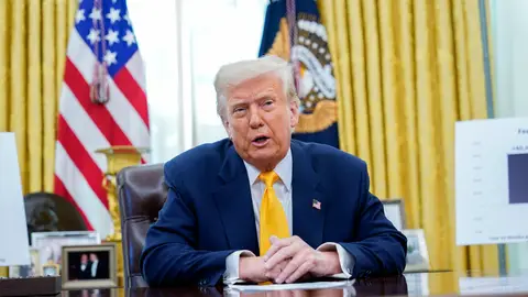 El presidente de Estados Unidos (EEUU), Donald Trump, en el Despacho Oval. El presidente de Estados Unidos (EEUU), Donald Trump, en el Despacho Oval.