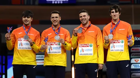 España cierra el Europeo indoor con cuatro medallas