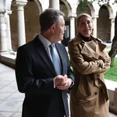 García-Page y Guardiola en Mérida García-Page y Guardiola en Mérida