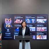 Patricia Cavada y Pepa Pacheco, durante la rueda de prensa