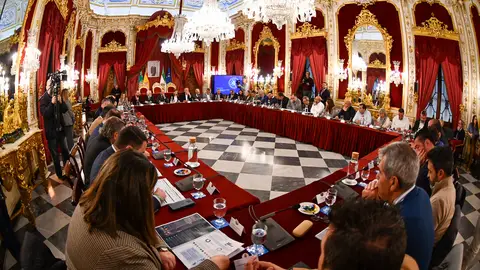 Instantes de la celebración del Consejo de Alcaldías en la Diputación de Cádiz Instantes de la celebración del Consejo de Alcaldías en la Diputación de Cádiz