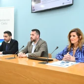 Andrés Clavijo y Antonio González, con Nausika Botamino Andrés Clavijo y Antonio González, con Nausika Botamino