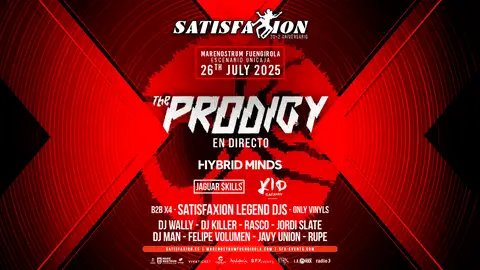 Satisfaxion trae a The Prodigy y Carl Cox a Marenostrum para hacer historia en la Costa del Sol Concierto