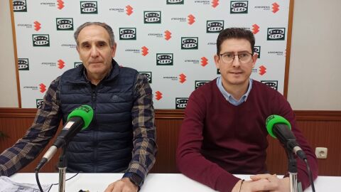 Concejal de Promoci&oacute;n Econ&oacute;mica del Ayuntamiento de Bola&ntilde;os, Felipe L&oacute;pez, y el presidente de la Asociaci&oacute;n Bola&ntilde;ega de Empresarios y Aut&oacute;nomos (ABEA)