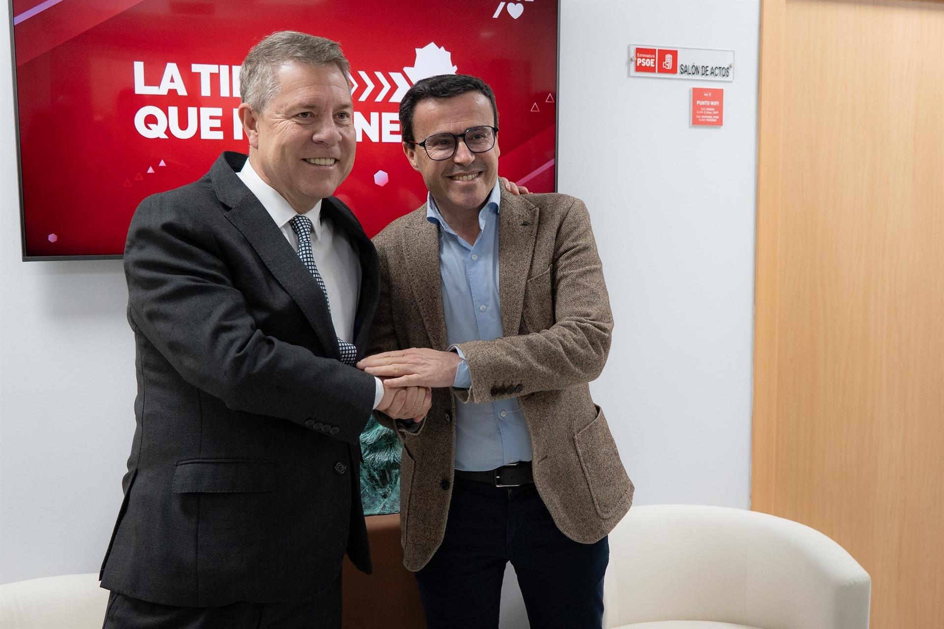 Gallardo plantea a García-Page la necesidad de seguir aligerando plazos para que el AVE Madrid-Lisboa sea realidad en 2030 Gallardo plantea a García-Page la necesidad de seguir aligerando plazos para que el AVE Madrid-Lisboa sea realidad en 2030