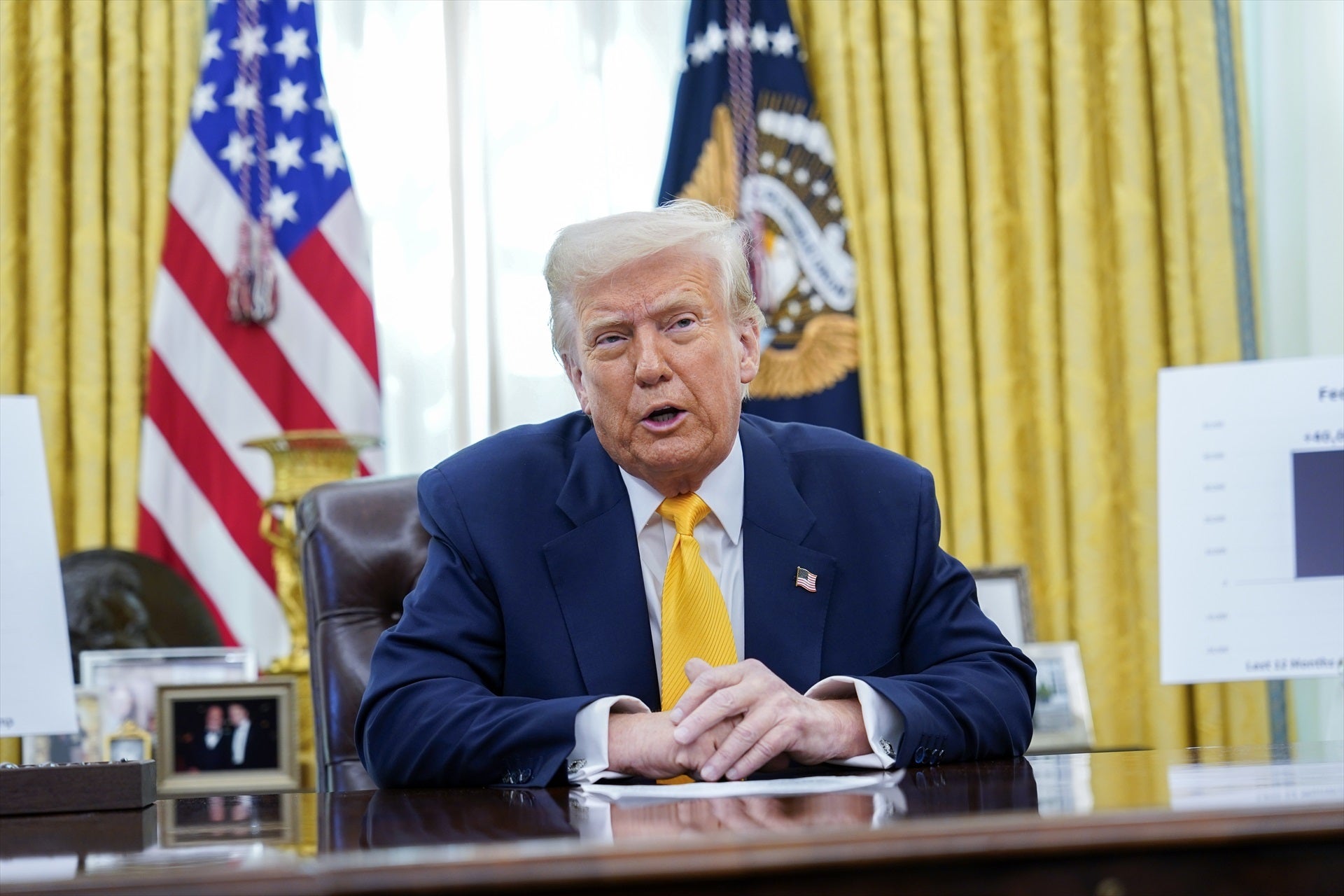Trump, ante la represalia de la UE a sus aranceles: "Por supuesto que responderé" Trump, ante la represalia de la UE a sus aranceles: "Por supuesto que responderé"