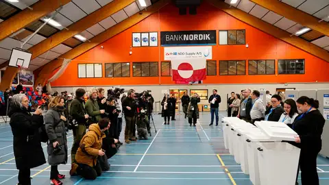 Imagen de las elecciones en Groenlandia Imagen de las elecciones en Groenlandia