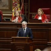 Fernando Clavijo, presidente del Gobierno de Canarias en el Parlamento de Canarias