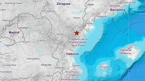 Ares del Maestrat registra un seísmo de magnitud 2,5 esta madrugada Ares del Maestrat registra un seísmo de magnitud 2,5 esta madrugada