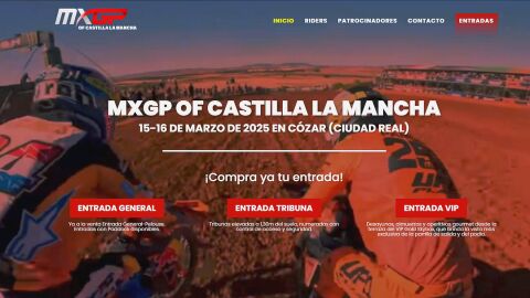 Prueba del Mundial de Motocross en C&oacute;zar