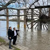 Dos zonas de la senda ecológica continúan cortadas en Toledo Dos zonas de la senda ecológica continúan cortadas en Toledo