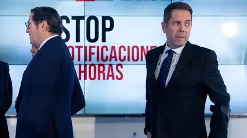 El presidente de la CEOE, Antonio Garamendi y el presidente de Cepyme, Gerardo Cuerva El presidente de la CEOE, Antonio Garamendi y el presidente de Cepyme, Gerardo Cuerva