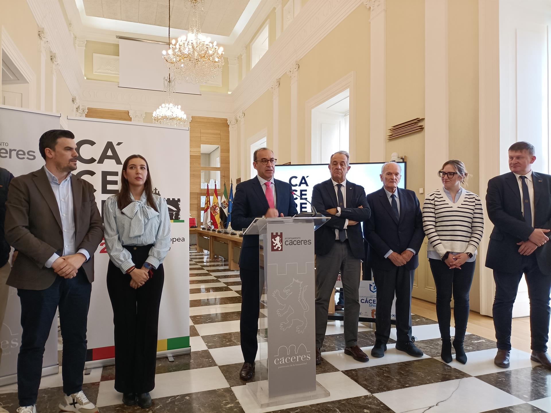 Cáceres defiende ante el comité evaluador su candidatura como Ciudad Europea del Deporte en 2026 Cáceres defiende ante el comité evaluador su candidatura como Ciudad Europea del Deporte en 2026