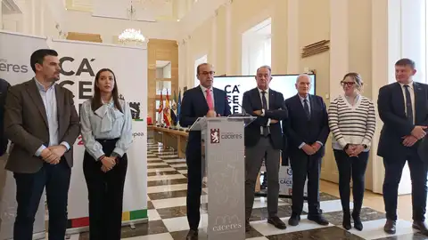 Cáceres defiende ante el comité evaluador su candidatura como Ciudad Europea del Deporte en 2026 Cáceres defiende ante el comité evaluador su candidatura como Ciudad Europea del Deporte en 2026