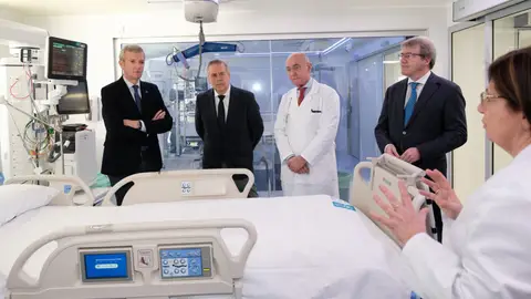 O presidente da Xunta, Alfonso Rueda inaugura a nova UCI do CHUO O presidente da Xunta, Alfonso Rueda inaugura a nova UCI do CHUO