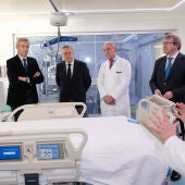 O presidente da Xunta, Alfonso Rueda inaugura a nova UCI do CHUO