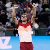Alcaraz alcanza las semifinales de Indian Wells por cuarta vez consecutiva