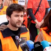 El portaveu del Sindicat de Llogateres Enric Aragonès El portaveu del Sindicat de Llogateres Enric Aragonès