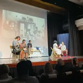 Representación teatral de los usuarios de la fundación Down Castellón. Representación teatral de los usuarios de la fundación Down Castellón.