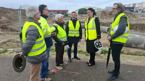 En marcha las obras para la conexión del colector de Harineras con el emisario que circunvala Huesca En marcha las obras para la conexión del colector de Harineras con el emisario que circunvala Huesca