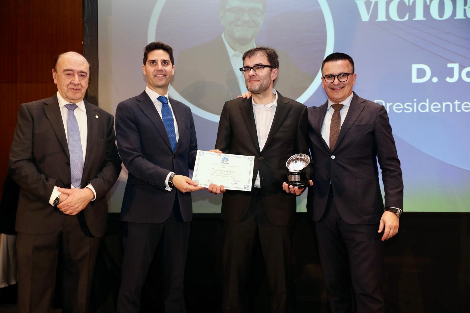 Jorge Vázquez, CEO de Redegal, premio Victoriano Reinoso Jorge Vázquez, CEO de Redegal, premio Victoriano Reinoso
