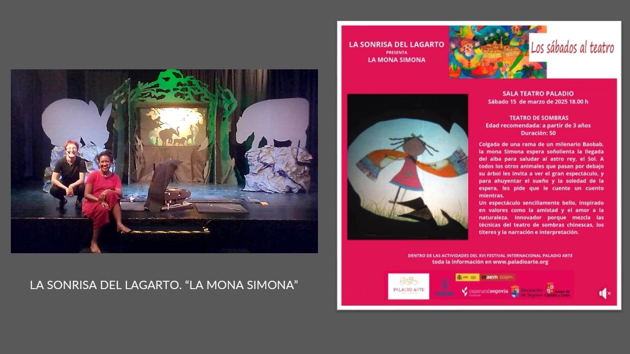 Paladio Arte cierra este sábado el ciclo Los sábados al Teatro con la obra ‘La mona Simona’ Paladio Arte cierra este sábado el ciclo Los sábados al Teatro con la obra ‘La mona Simona’