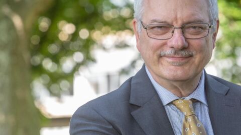 El premio Nobel de Qu&iacute;mica, Morten Meldad, en Logro&ntilde;o el 27 de marzo